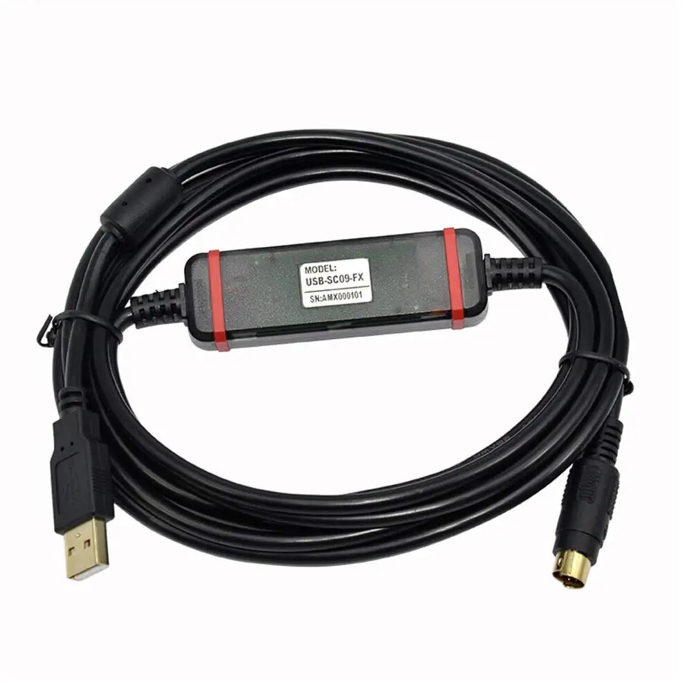 Usb-Sc09-Fx Programming Cable For Fx Melsec Series Plc Usb To Rs422 Adapter (Color : Ftdi Version) 9412369437778