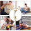 Wooden Stand for Needlepoint, 360Degree Rotating Frame, Adjustable Ergonomic Design, Sturdy Support 4