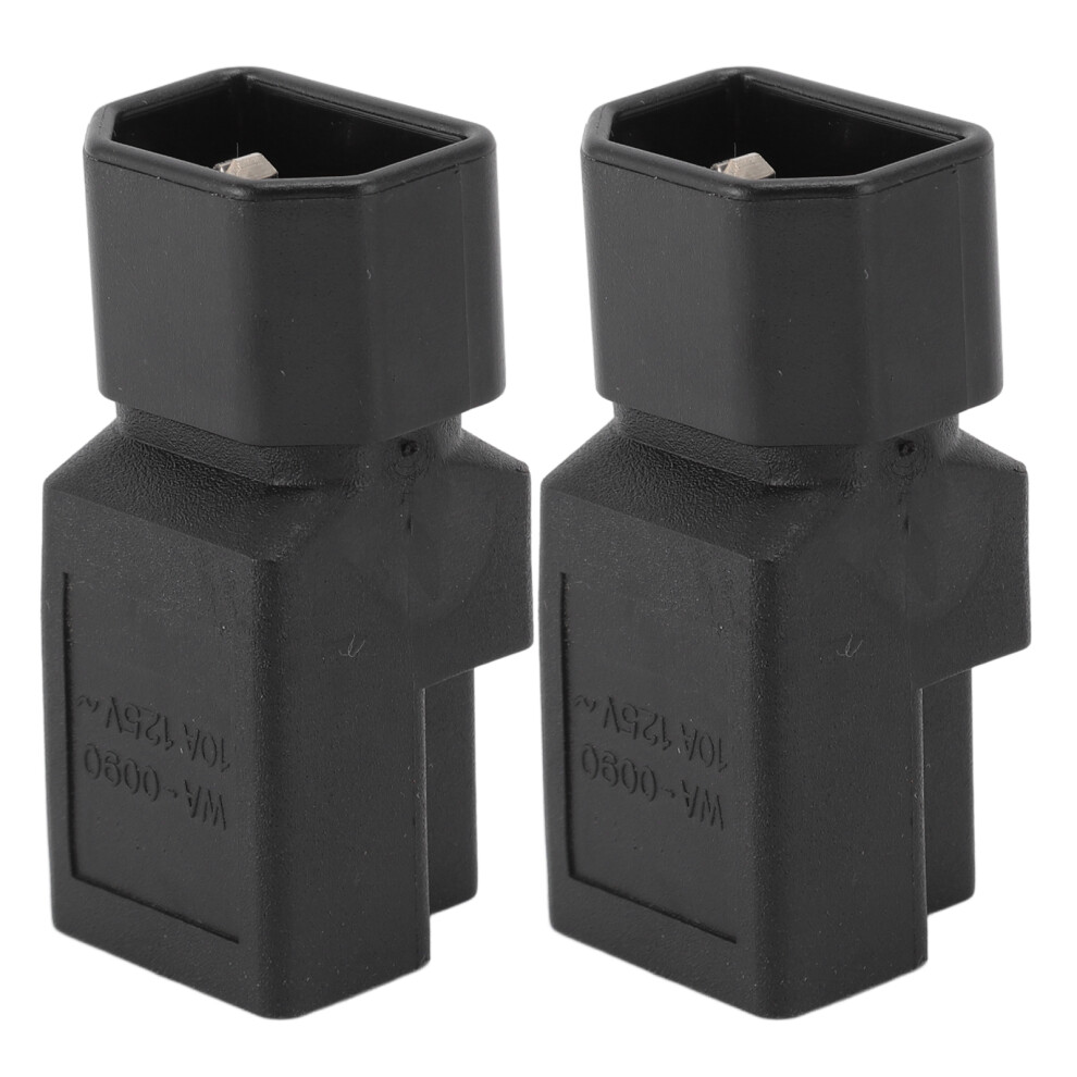 Pdu Usa Ups Extension Power Adapter Iec Male C14 To Iec Female C13 Power Extension Adapter Up Direction Right Angled Power Connector Flame Retardant 9139052184947