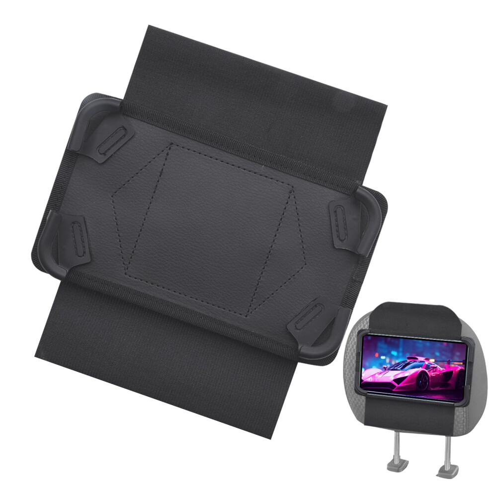 Car Headrest Mount, Tablet Holder For Car Back Seat, Angle-Adjustable Tablet Mount For Kids 8-10 Tablets 9365049383912