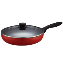 Nonstick Frying Pan Skillet Wok With Lid Stainless Steel Wok with Cover Multipurpose Sauce Pan Sauce Pot Non Stick Pot Frying Pan