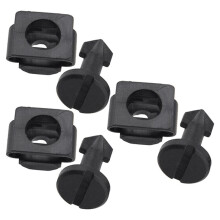 3X Engine Cover Undertray Wheel Arch Screw Plastic Black for Honda 91501-SS8-A01, 91601-SS8-A01