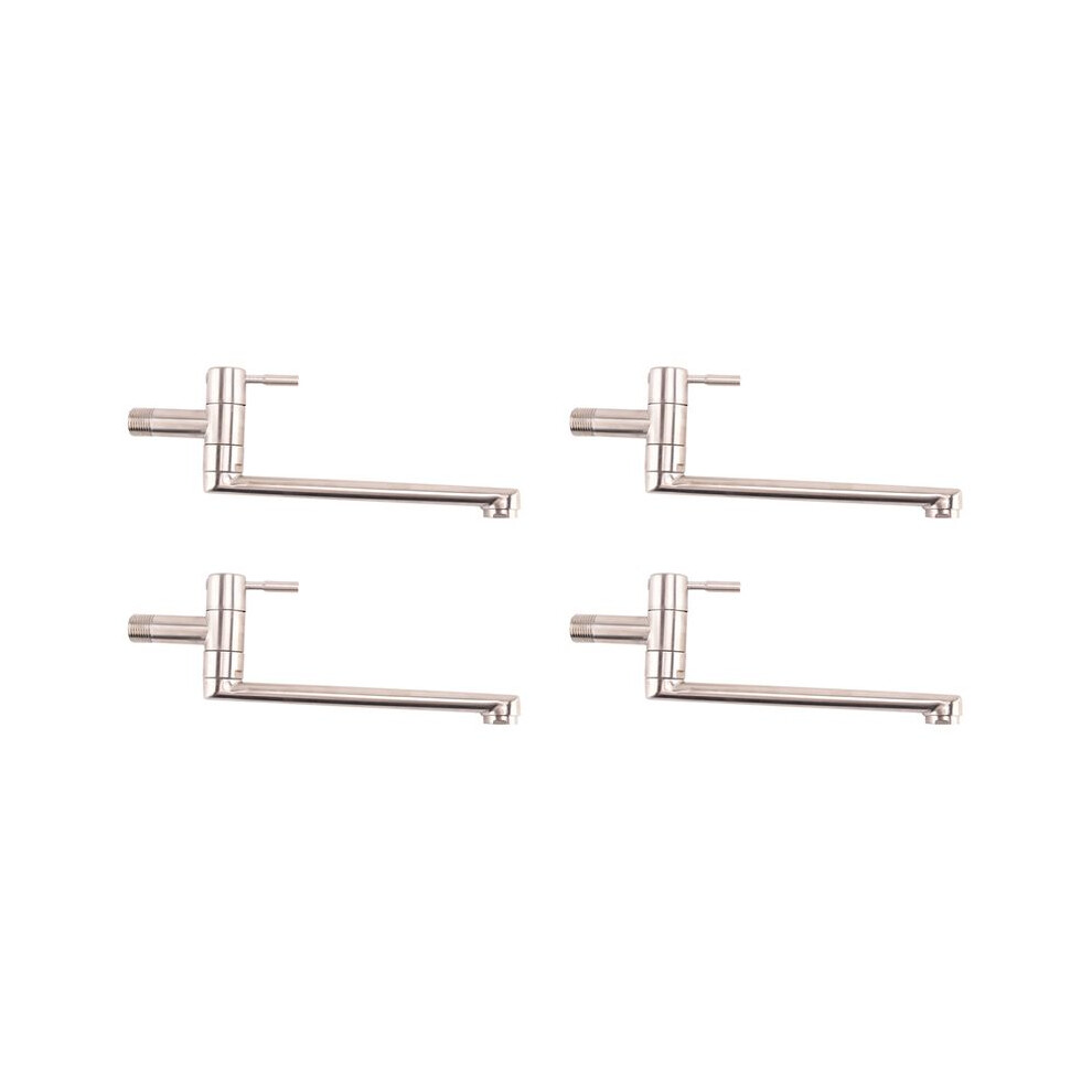 4X Kitchen Faucet 180 Degree Rotation Sink Mop Pool Tap Lengthened Wall Mounted Single Cold Water Faucets 6132295001883