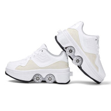 Roller Skates Women//, 2in1 Inline Skates, Adjustable Quad Skate, Unisex, 43