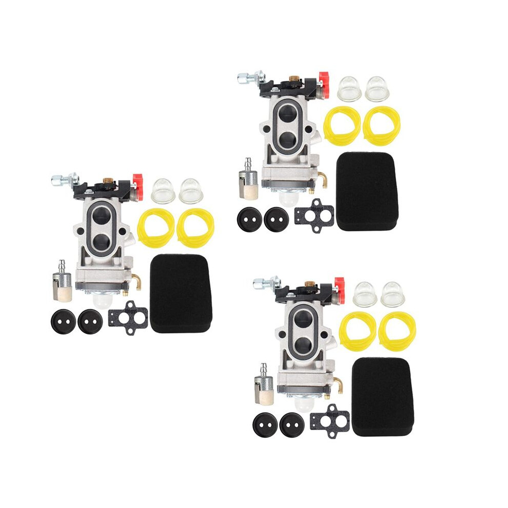 3X Carburetor Kit For Husqvarna 150Bt 150Bf 350Bt 350Bf 560Bts 560Bfs 570Bts 570Bfs 580Bts 580Bfs 581155801 502845001 6131032357566
