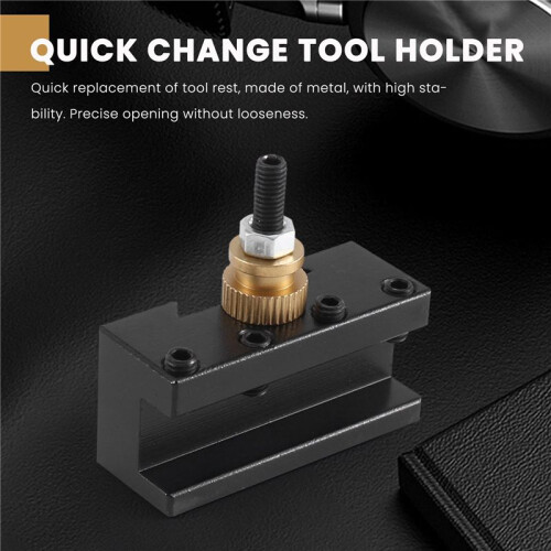 6PièCes SéRies Tooling Package Mini Lathe Quick Change Tool Post & Holder Porte-Outils Multifonction 2