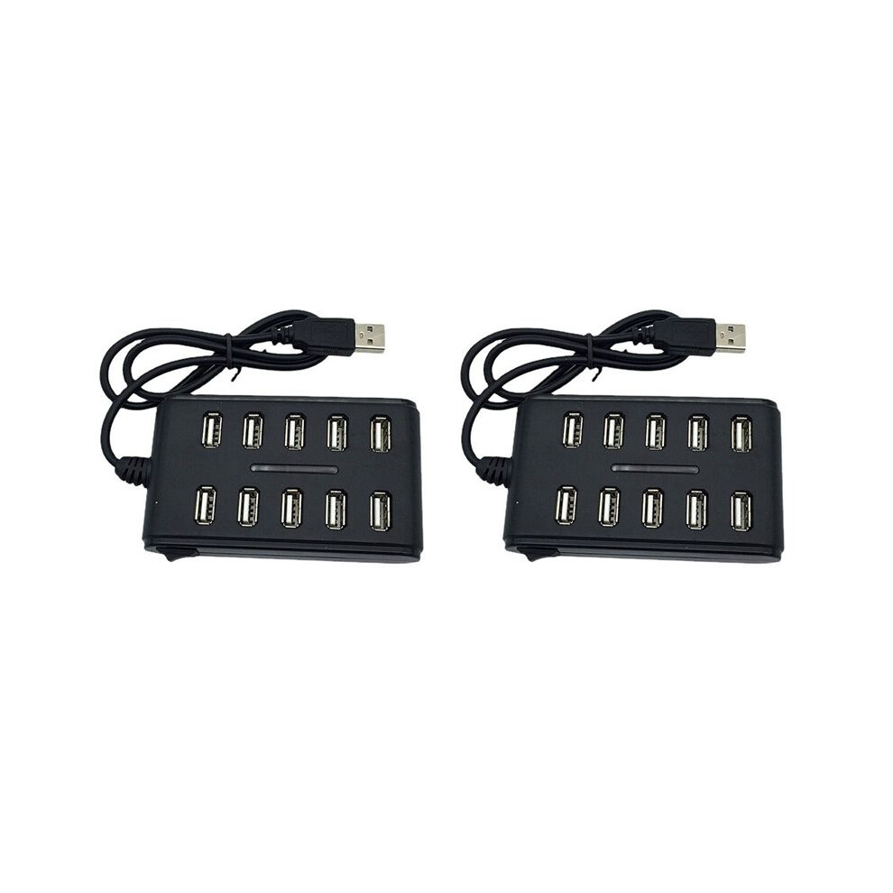 2X 10 Port High Speed Extension Cable Usb 2.0 Hub Adapter For Laptop Pcb Interface Device 6134064335076