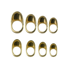 Archery Thumb Ring Traditional Brass 16-23mm Finger Guard Archery Bow Protector Gear for Outdoor Hunting (23#)