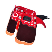 Archery Finger Tab Leather+Aluminum Adjustable Finger Protector Right Hand for Recurve Bows Hunting Shooting