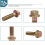 3PCS Blade Mounting Bolt Code 802-695C for Land Pride Finish FD AFM Series,Blade Mounting Bolts 2