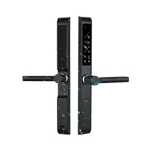 Serrure de Porte Intelligente à Empreinte Digitale TTLock 3,2 cm, Double Face, Étanche, en Aluminium, avec Carte IC et Mot de Passe, Serrure
