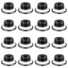 16X Push Button Quick Release Car Hood Bonnet Pin Lock Bumper Clip Black