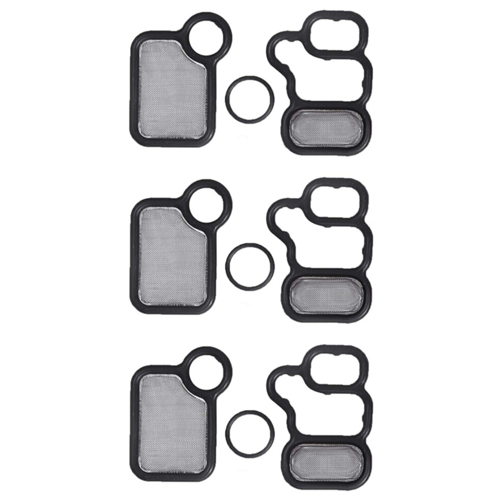 3X Solenoid Spool Valve Gasket Vtec Solenoid Gasket 15845-Raa-A01 For Honda Civic Crv Vtec K-Series Accord Elements 4713624884180
