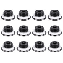 12X Push Button Quick Release Car Hood Bonnet Pin Lock Bumper Clip Black