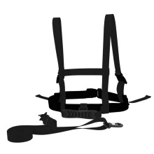 Ski Training Belt for Toddlers Ski Snowboard Strap Trainer Nylon Black
