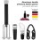 Weinöffner wine P aerator remover red 1set Ref: 8908 2
