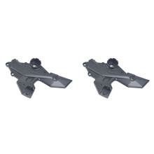 2X Motorcycle Front Footrests Foot Pegs Pedal Bracket for Z650 NINJA650 2017-2023(Right)
