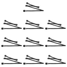10X 5 Pin to 3 SATA Hard Drive HDD Power Cable Only for Cooler Master V550 V650 V750 V850 V1000 V1000 Modular