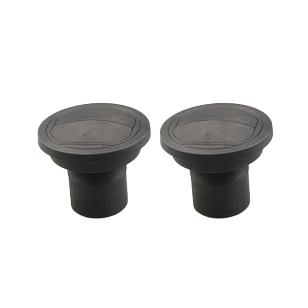 2X Car Diesel Heater Duct Pipe Air Vent Outlet Vent Rotatable Exhaust Joiner Connector For Parking Heater 42Mm Black 6132671323622