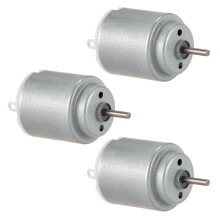 3X 6-12V 3000 RPM Cylindrical Shaft Motor for Cars