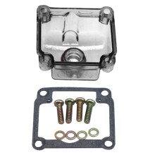 Motorfiets Carburateur Transparant Vlotter Carburateur Oliecup Carburateur Bodemkap Geschikt voor Dellort PHBG AS AD Grijs