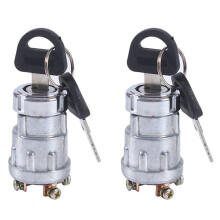 2X Universal Car Boat 12V 4 Position Ignition with 4 Keys for Petrol Engine Farm Machines Harvesters