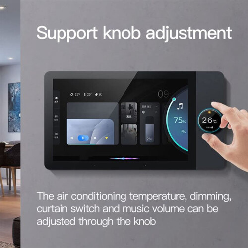 7 Inch Tuya Panel Control 8-Channel Wall Amplifier Touch Screen Intelligent Background Music System Support Google Play 1