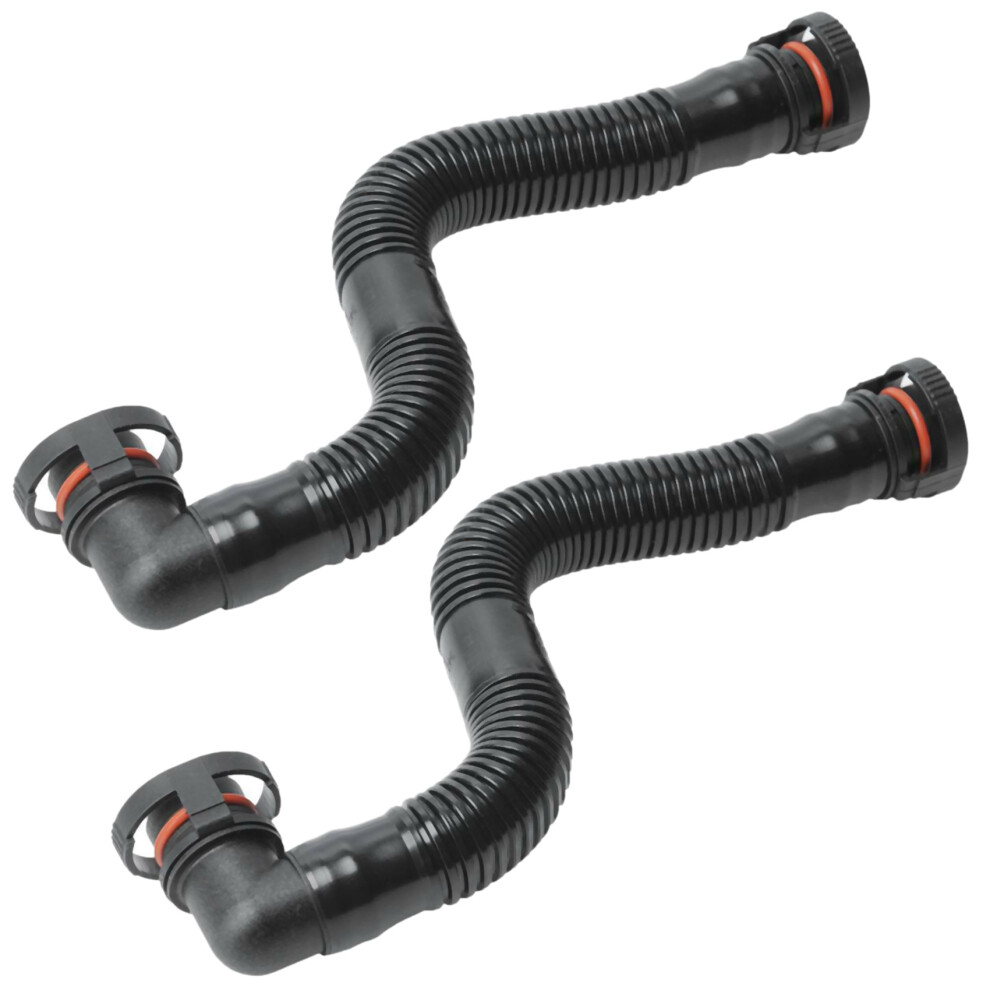 2X For Porsche Cayenne 955 4.5L 2003-2006 Engine Crankcase Breather Hose 94810721702 4713635691555