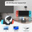 TV Dock Station for /OLED, 4K -Compatible/USB C/USB 3.0 , LED Atmosphere Light, Holds 4 Game Slots 3