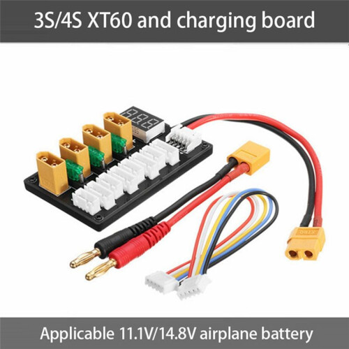 3S/4S XT60 Lithium Battery Parallel Charging Board B6 Balance Charge Board Lithium Parallel Charge Board Expansion Board 1