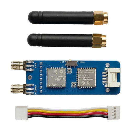 NRF24 2.4GHz and CC1101 433MHz 2-in-1 Module Compatible with for M5Stack StickCPlus with Bruce Firmware 1