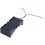 2X Plastic 2 x 3.7 V 18650 Battery Holder Case Black 4