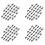 Black Plastic White, Mounting for  CPU Cooler, 120 Pcs 1