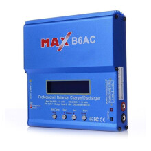 B6AC 80W 6A RC Charger Digital LCD BalanceCharger for Li-Ion LiFe NiMH NiCd PB Lipo Battery with DischargingFunction(UK)
