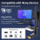 USB Bluetooth6.0 Adapter 200M USB Dongle Wireless Music Audio Receiver Transmitter BLE/EDR for PC Mouse Keyboard 7