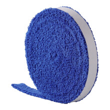 Towel grip for badminton racket with antislip properties blue