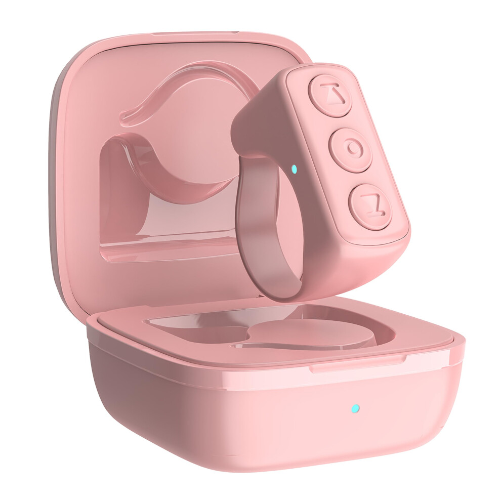 Tiktok Scrolling Ring, For Tiktok, Bluetooth Page Turner For Ipad/Kindle App/Iphone/Android, Finger Scroller (Pink) Pink 9426802945201