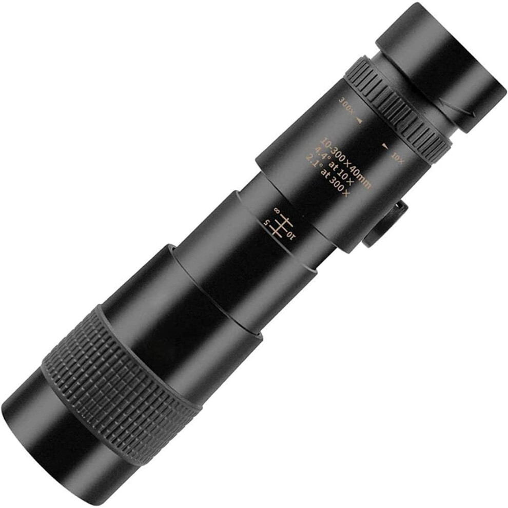 Monocular Telescope, All-Metal Monocular, 10-300X Zoom Hd External Universal Telephoto Lens 9365049385565