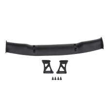 Aileron arrière style fibre de carbone pour voiture RC, accessoire de drift, pièce de protection pour voiture de course sur route, matériau