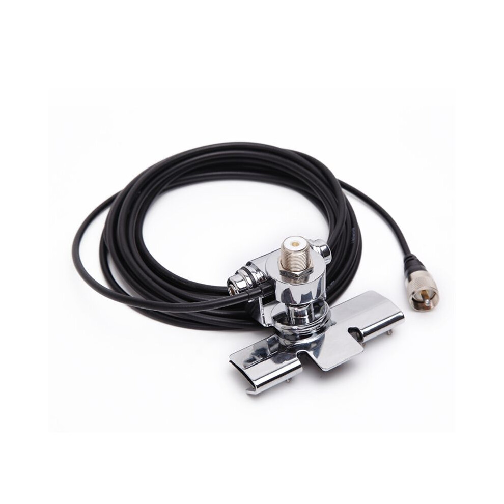 Rb-400 With 5M Cable Car Antenna Bracket Adjustable Angle Hatchback Door Suitable For Qty Tyt Mobile Car Antenna Silver 4711160266071