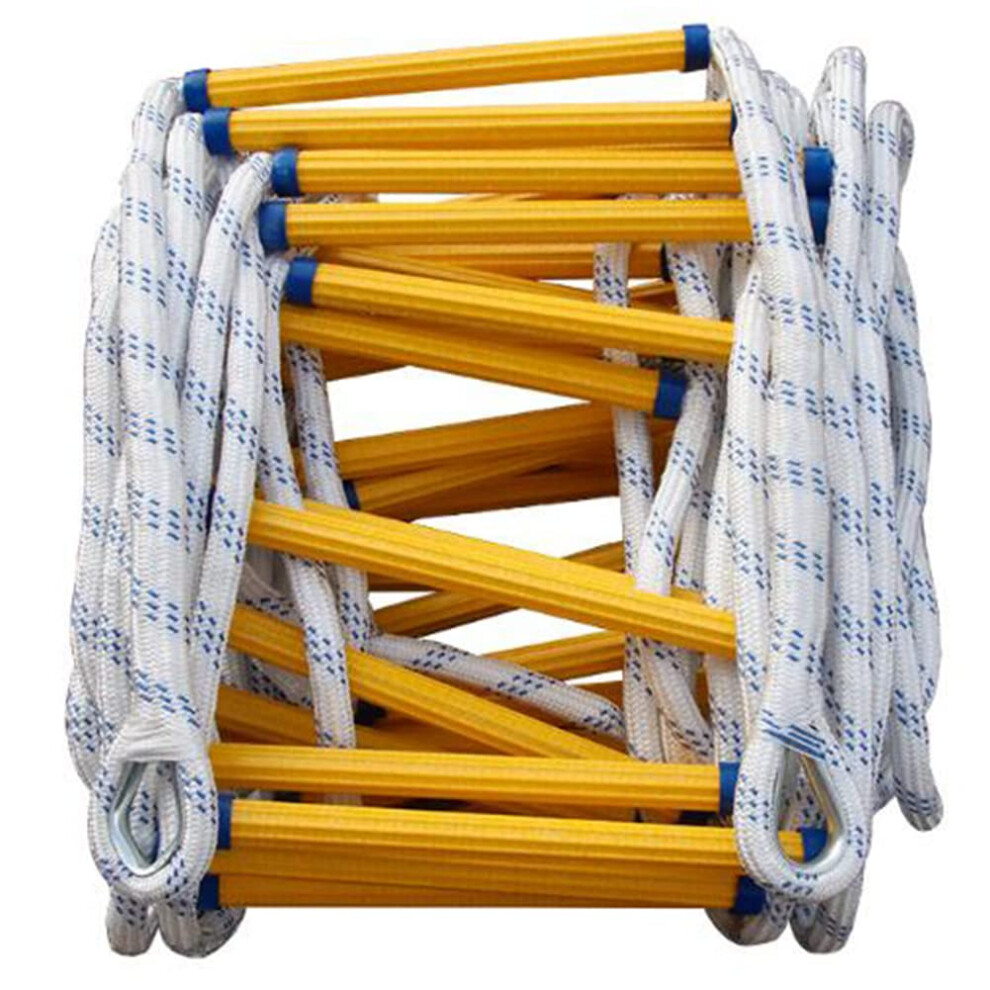 Emergency Fire Escape Ladder Flame Resistant Fire Escape Safety Rope Soft Ladder Fast To Deploy Epoxy Resin/25M82ft 9426802945430