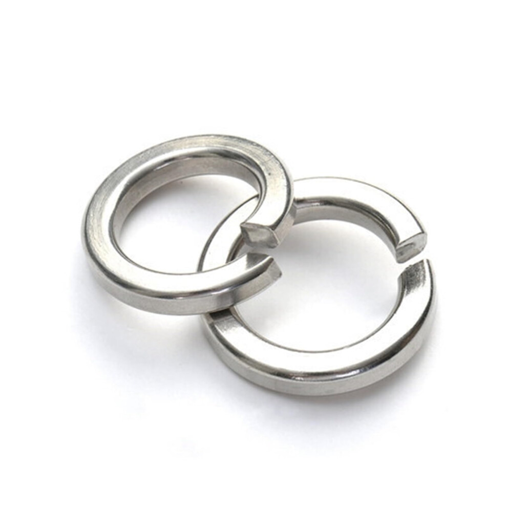 M1.6/M2/M2.5/M3/M4-M30 Gb93 Spring Lock Washer 304 Stainless Steel Shells Pad Screw Locking Washers Elastic Gasket(M8 100Pcs) 9426802945225