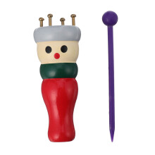 2 sentences DIY knitting toy wooden knitting machine for beginners simple crocheting and threading for knitting lovers craft for bracelets Ref: 8781