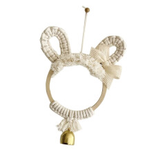 Knits Own Cats Rabbit Bells Charm Cottons-Rabbit finished prod