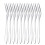 (As show, One size) Stainless Steel Cake Fork Cocktail Dessert Fork 2
