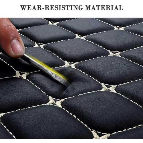 Car Leather Trunk Mats for Beetle 2012 - 2019 with Speakers, Rear Boot Cargo Mat Protector 2