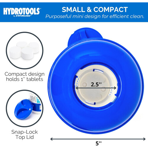 Hydro Tools 8715 Floating Mini Tablet Spa Chemical Dispenser Classic (Mini) 2