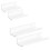 4Pcs Floating Shelf Versatile Wall Shelves for Bedroom-White 1