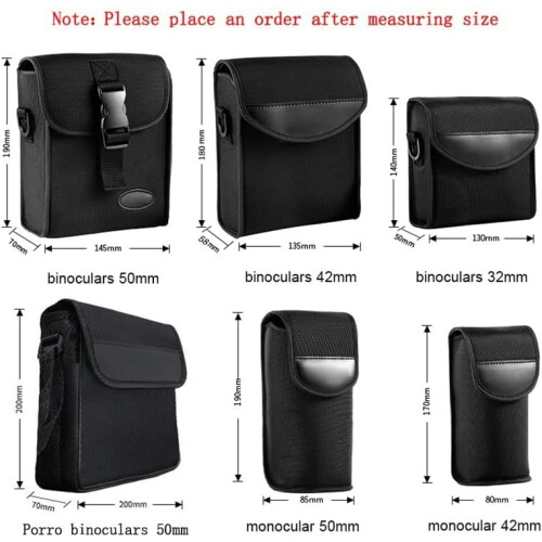 32/42/50mm Binoculars Bag Camera Case Bag Messenger Bags Binocular Strap(Binoculars 42mm) 1