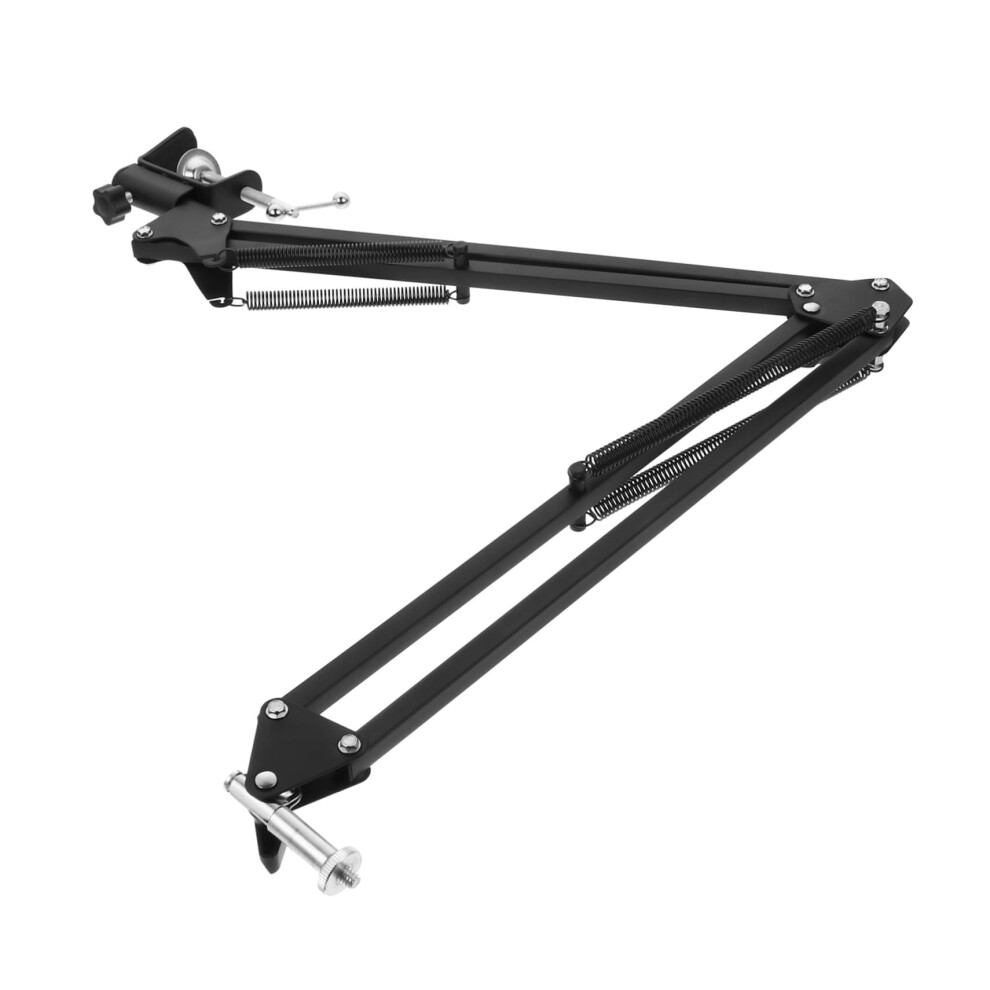 Scissor Arm Holder For Webcam Desktop Webcam Stand Clamp 1/4 Screw Interface Sturdy Stable 9189345695391